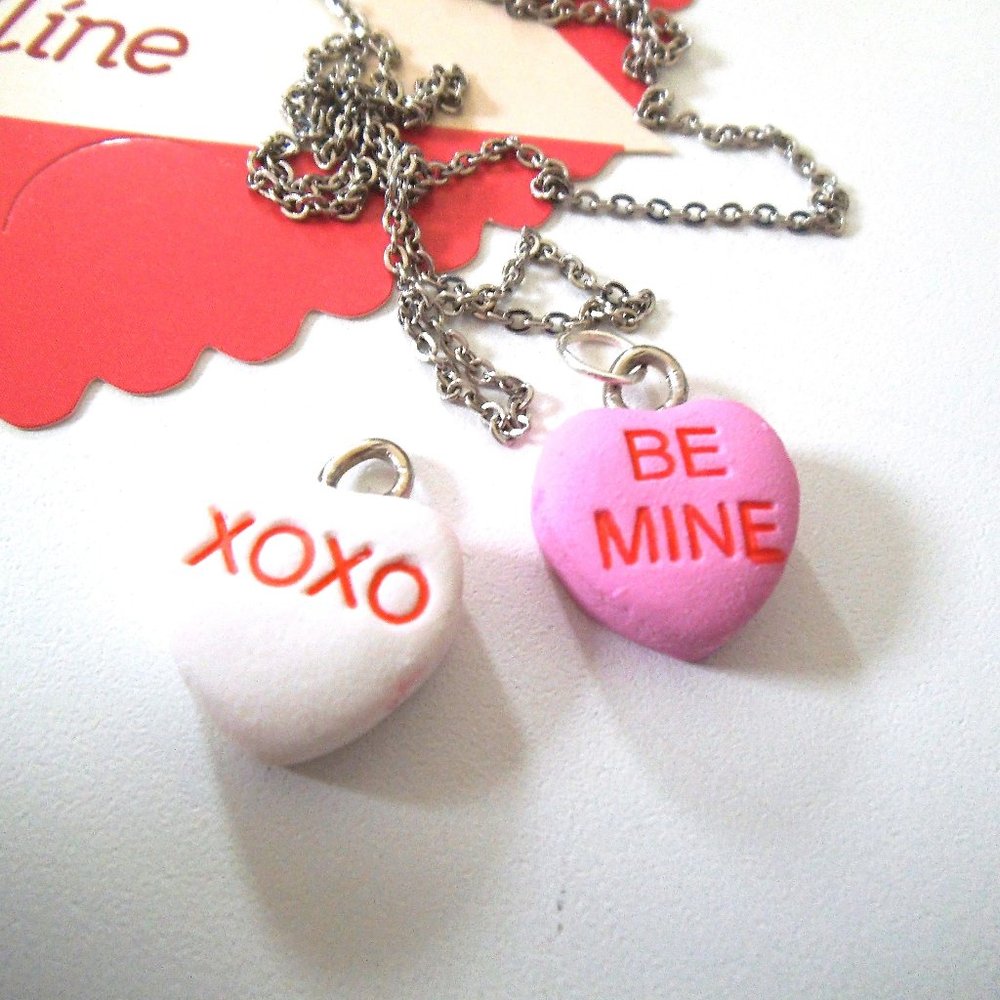 Conversation Heart Necklace